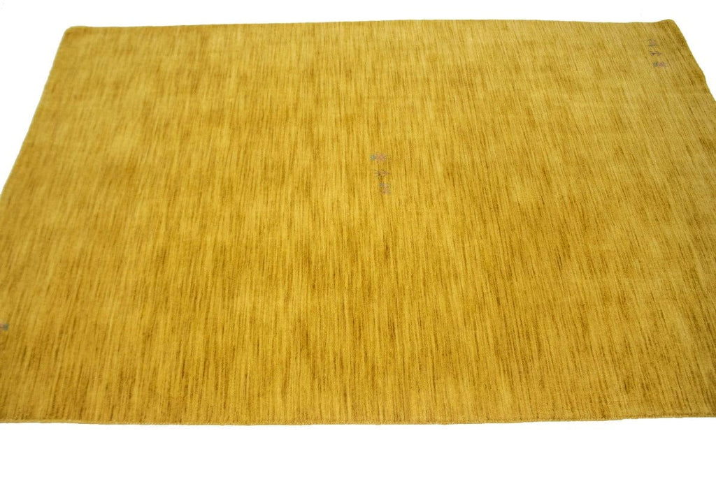 Solid Gold 4X6 Oriental Modern Rug