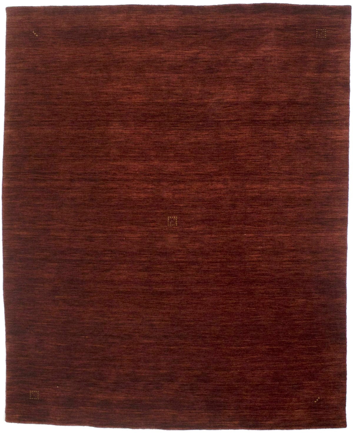 Solid Maroon Red 8X10 Oriental Modern Rug