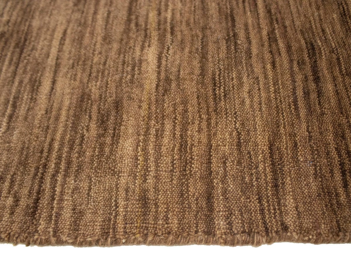 Solid Brown 5X8 Oriental Modern Rug