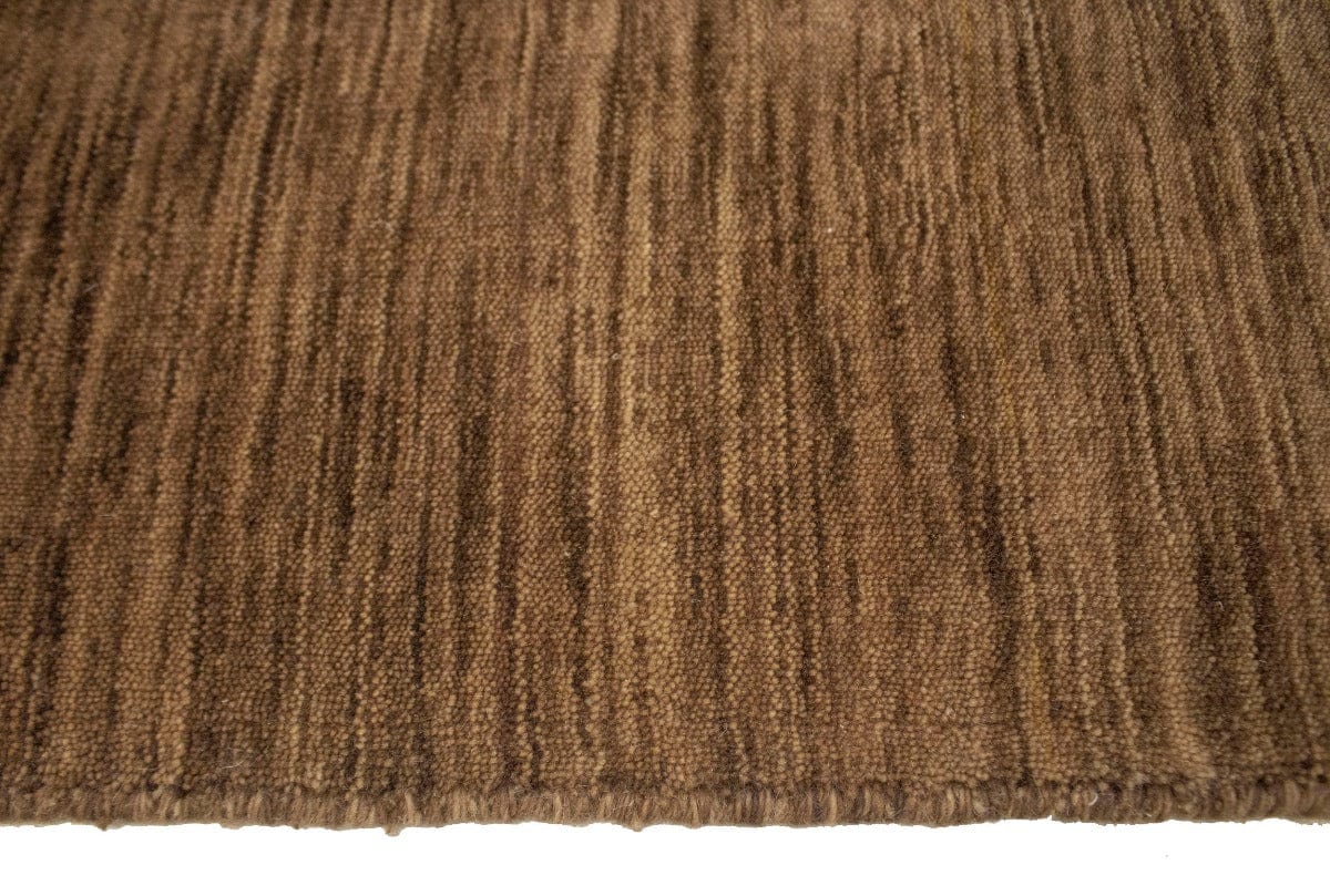 Solid Brown 4X6 Oriental Modern Rug