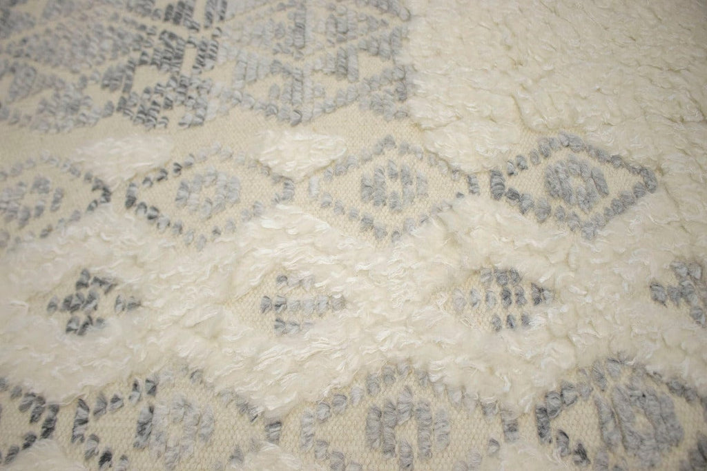 Cream Modern 5X8 Oriental Moroccan Rug