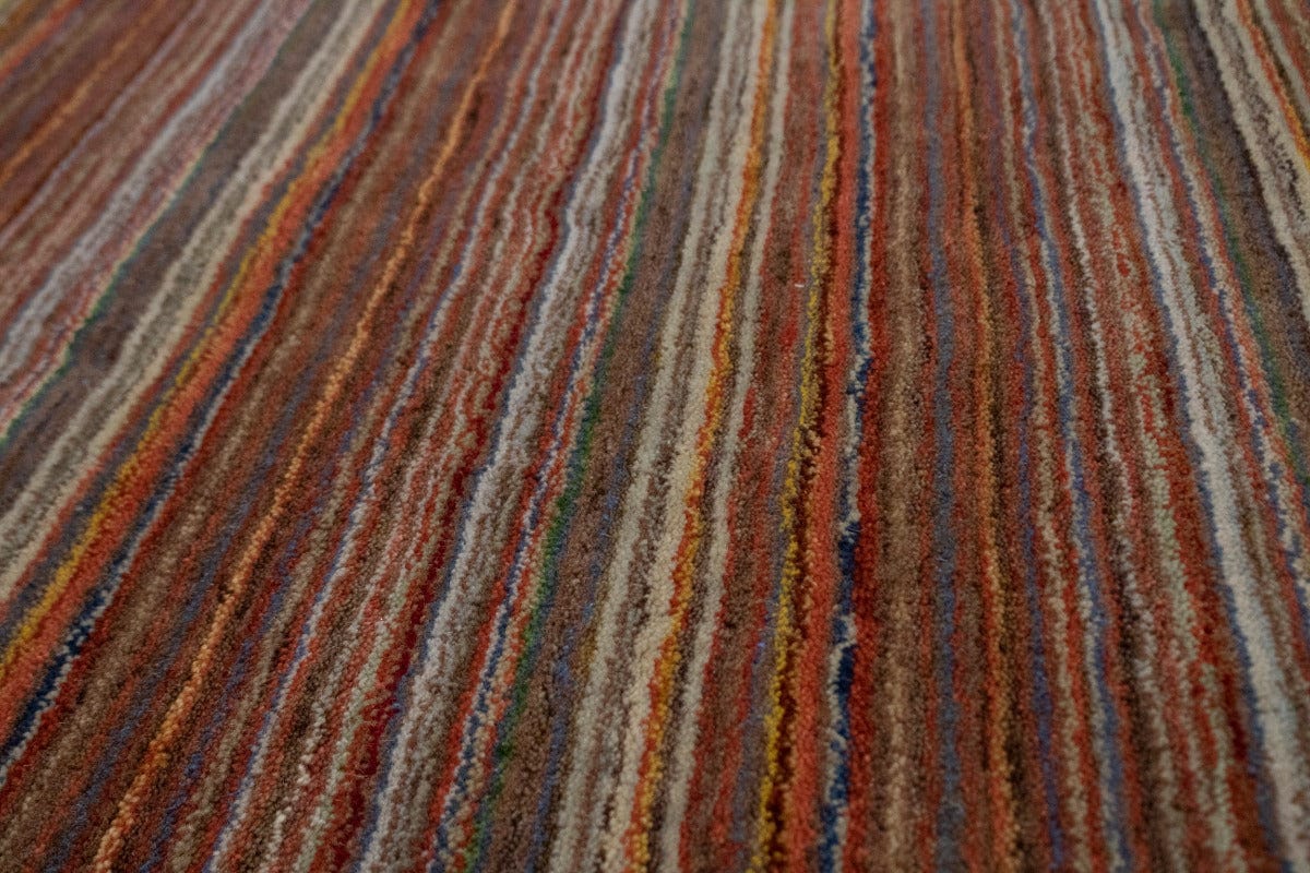 Multicolored Stripes 6X8 Lori Gabbeh Oriental Rug