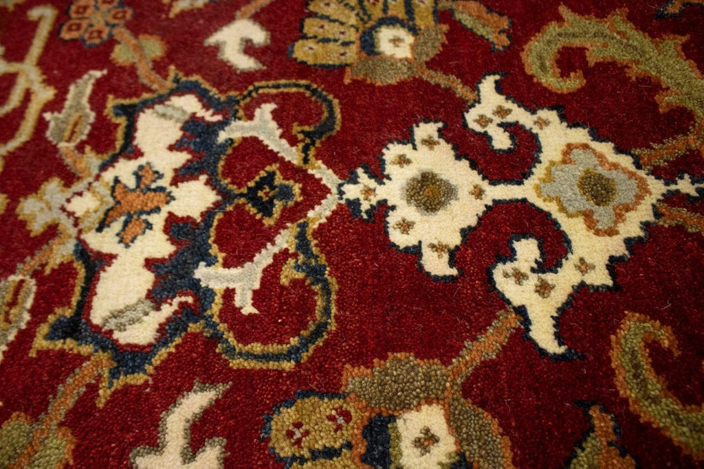 Red Floral 9X12 Indo-Mahal Oriental Rug