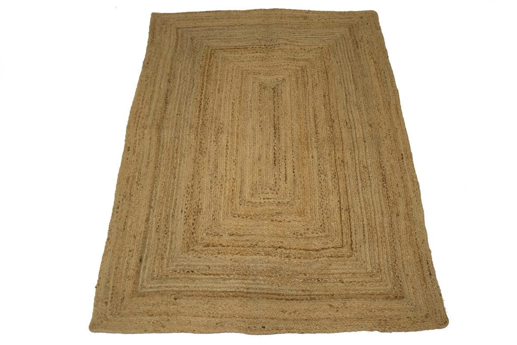 Reversible Braided Style 5X7 Jute Modern Rug