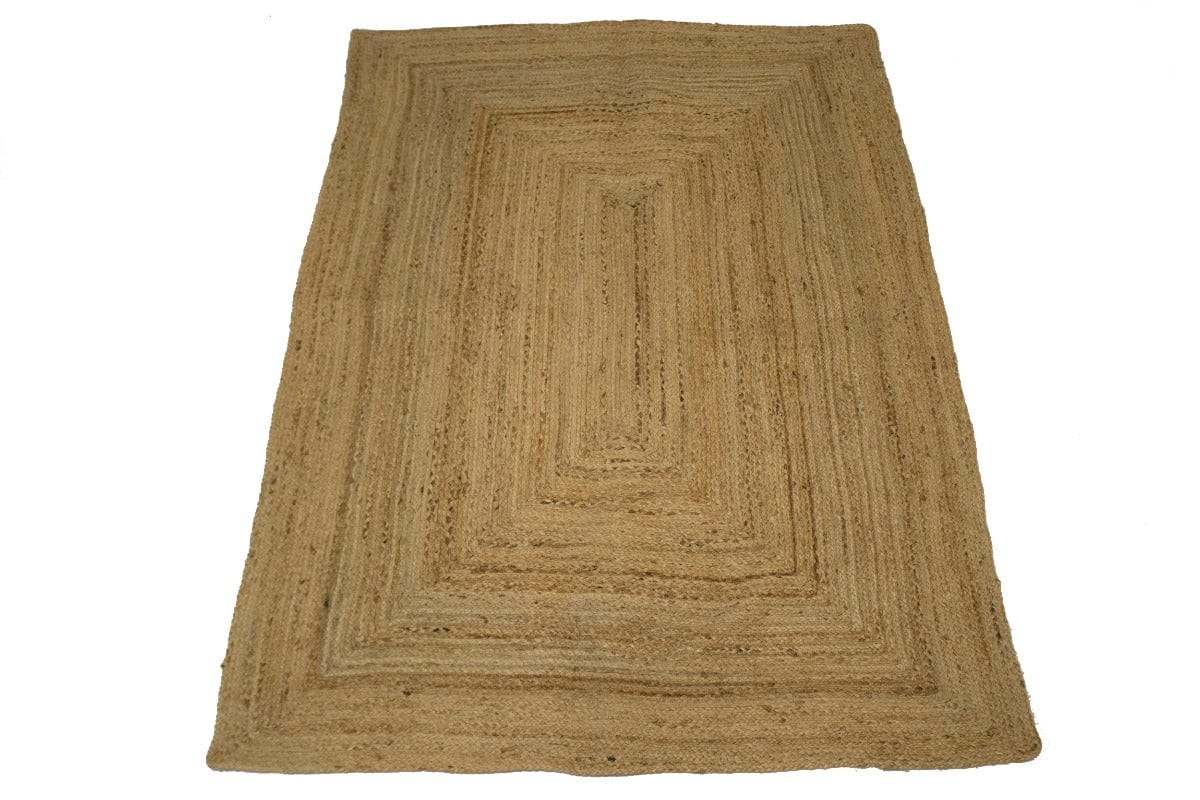 Reversible Braided Style 5X7 Jute Modern Rug