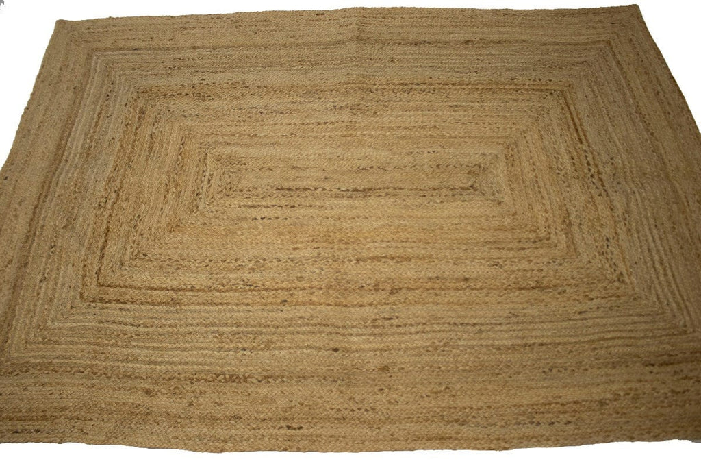 Reversible Braided Style 5X7 Jute Modern Rug