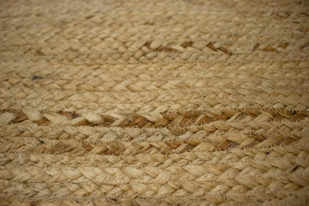 Reversible Braided Style 5X7 Jute Modern Rug