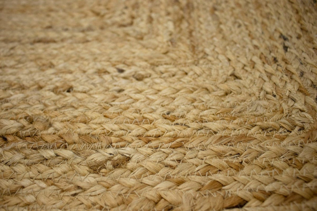 Reversible Braided Style 5X7 Jute Modern Rug