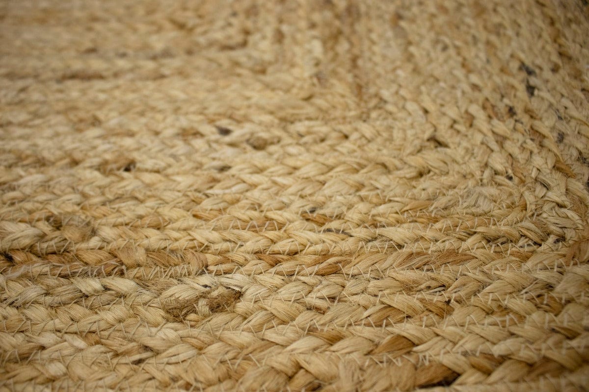 Reversible Braided Style 5X7 Jute Modern Rug