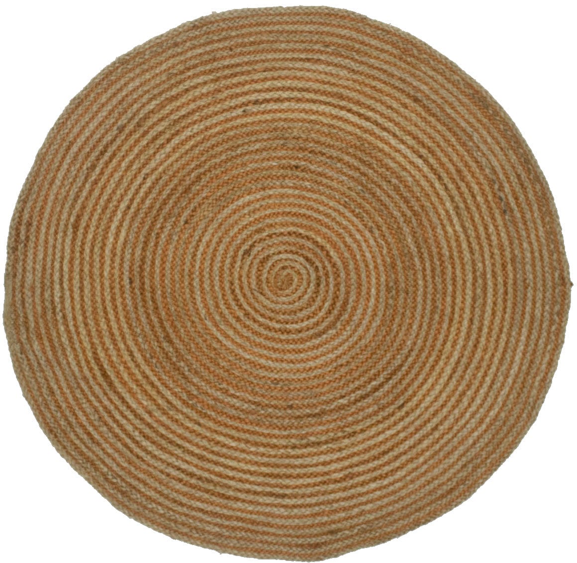 Reversible Braided Style 4X4 Jute Modern Round Rug