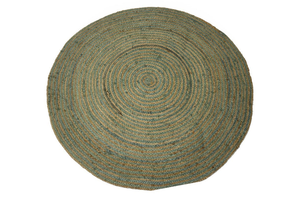 Reversible Braided Style 4X4 Jute Modern Round Rug