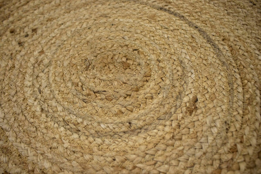 Reversible Braided Style 3X3 Jute Modern Round Rug