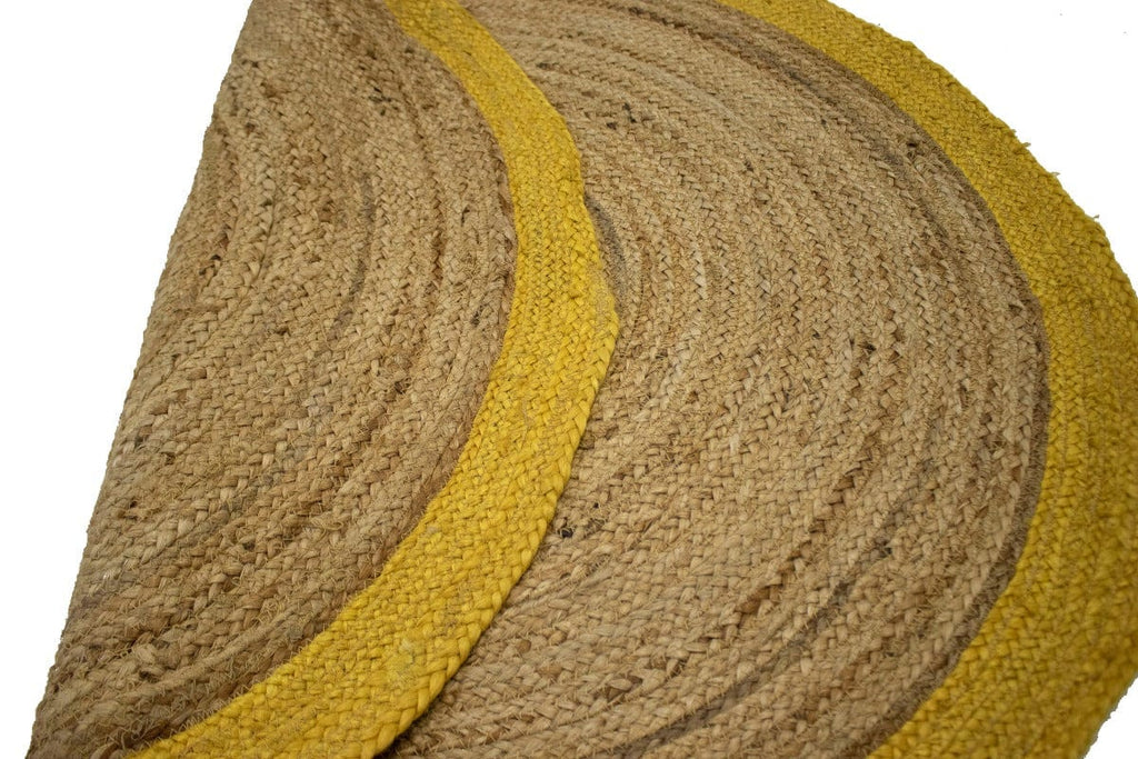 Reversible Braided Style 3X3 Jute Modern Round Rug