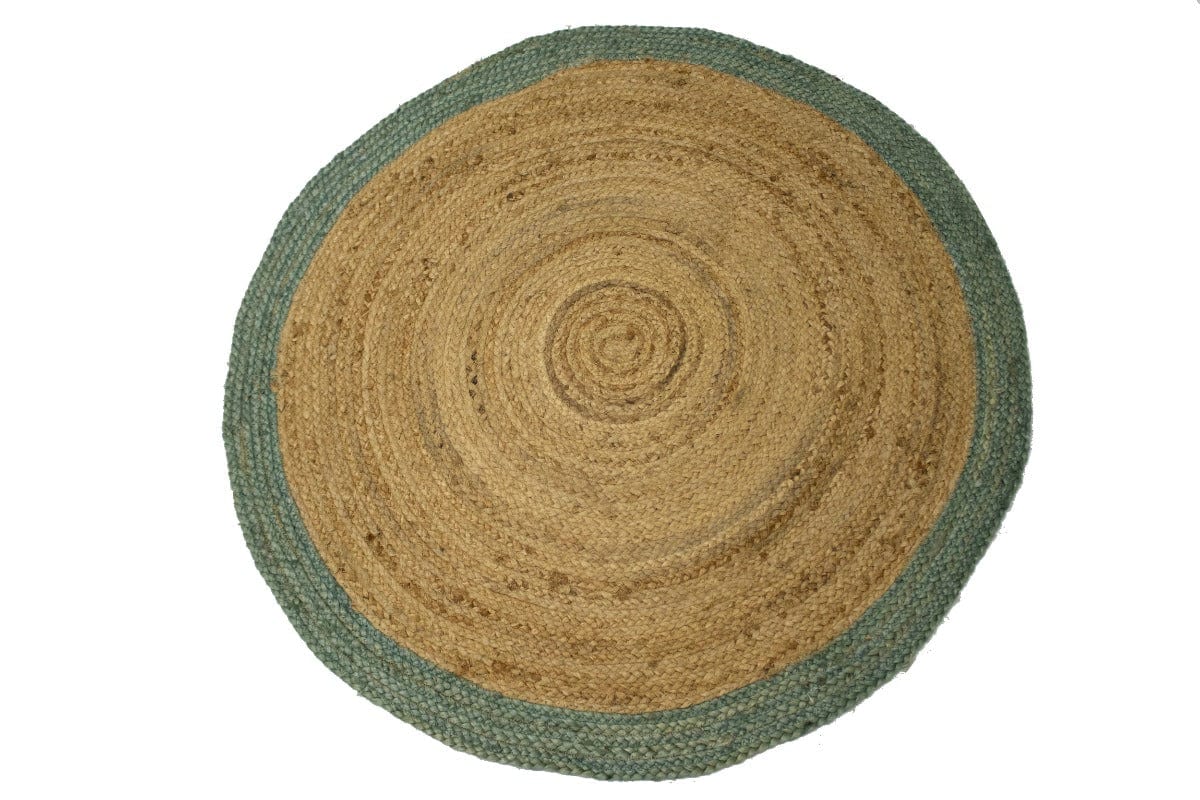 Reversible Braided Style 3X3 Jute Modern Round Rug