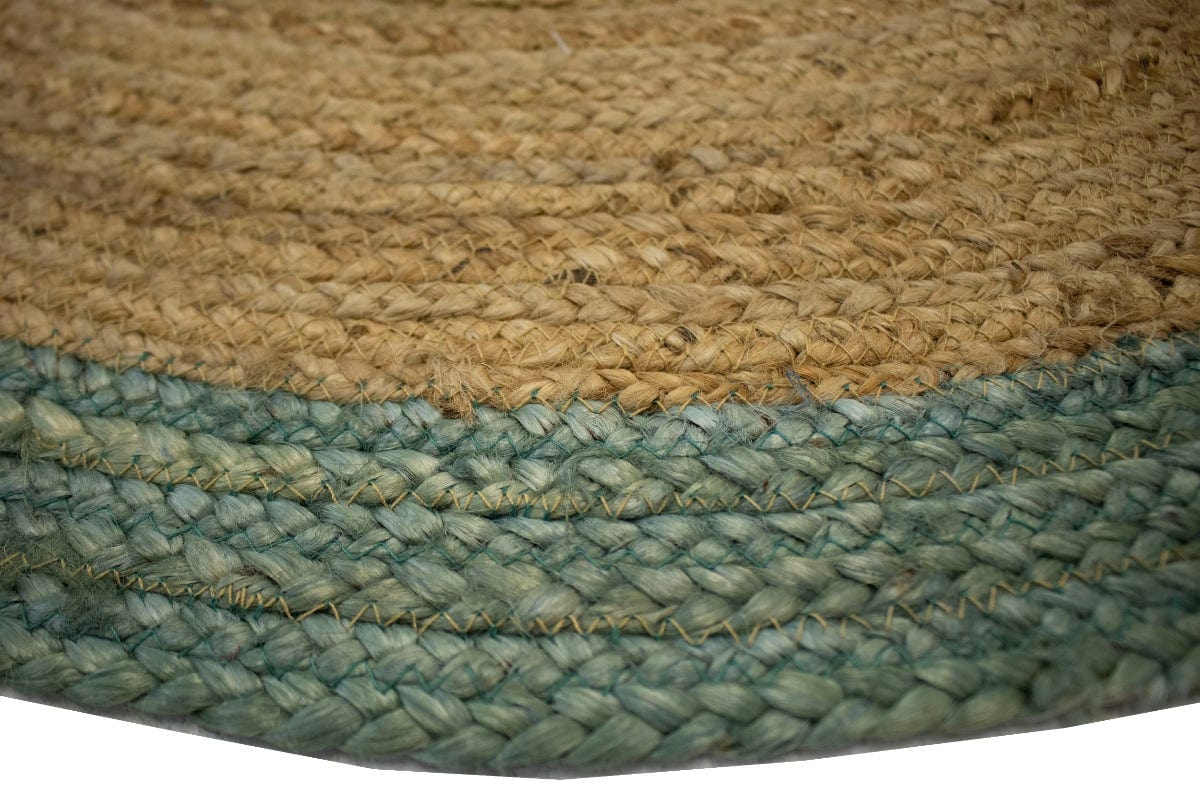 Reversible Braided Style 3X3 Jute Modern Round Rug