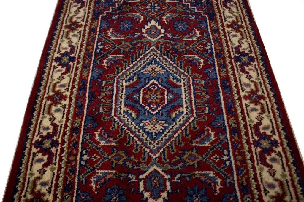 Red Floral Tribal 2'5X4'8 Indo-Bidjar Oriental Rug