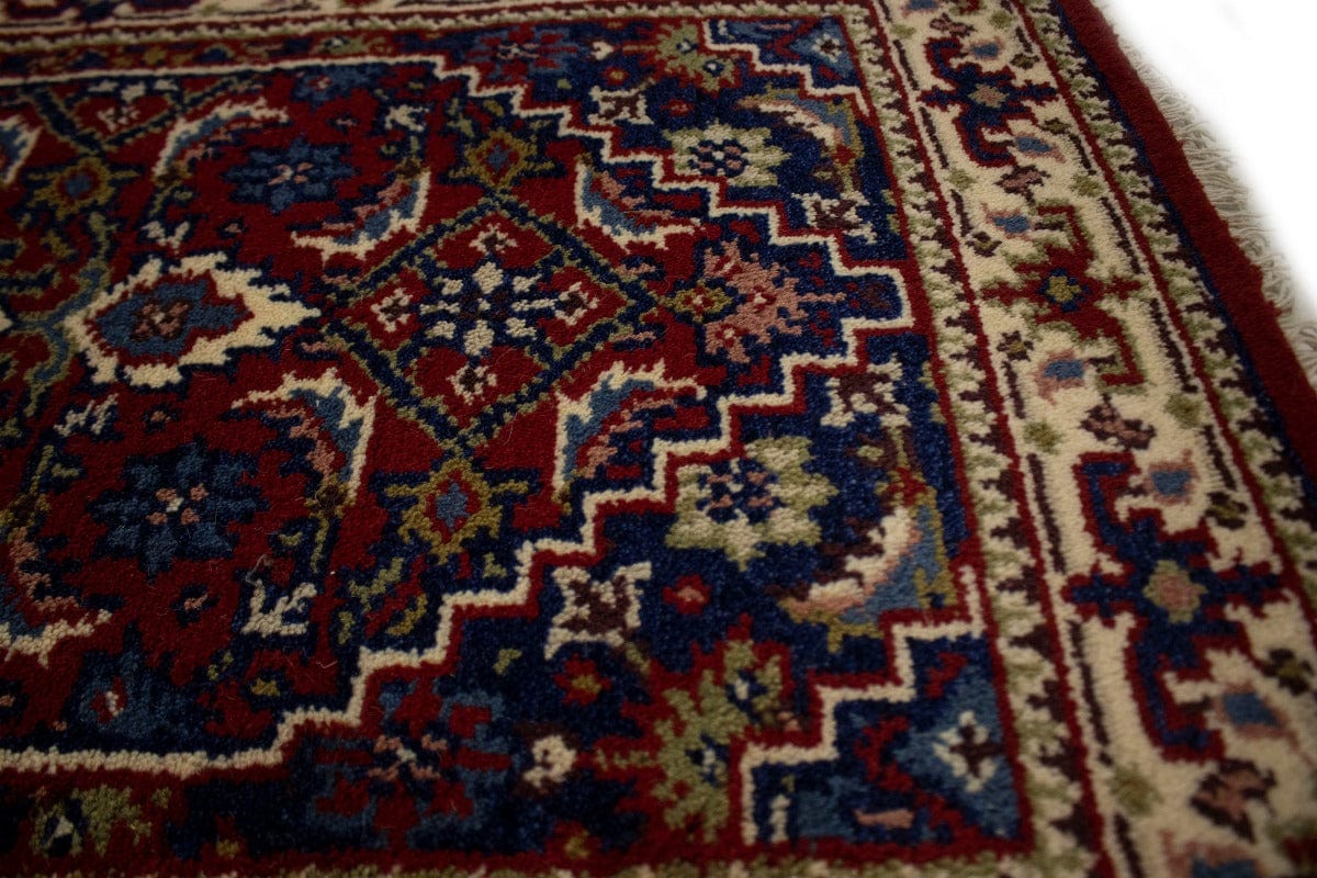 Red Floral Tribal 2'5X4'8 Indo-Bidjar Oriental Rug