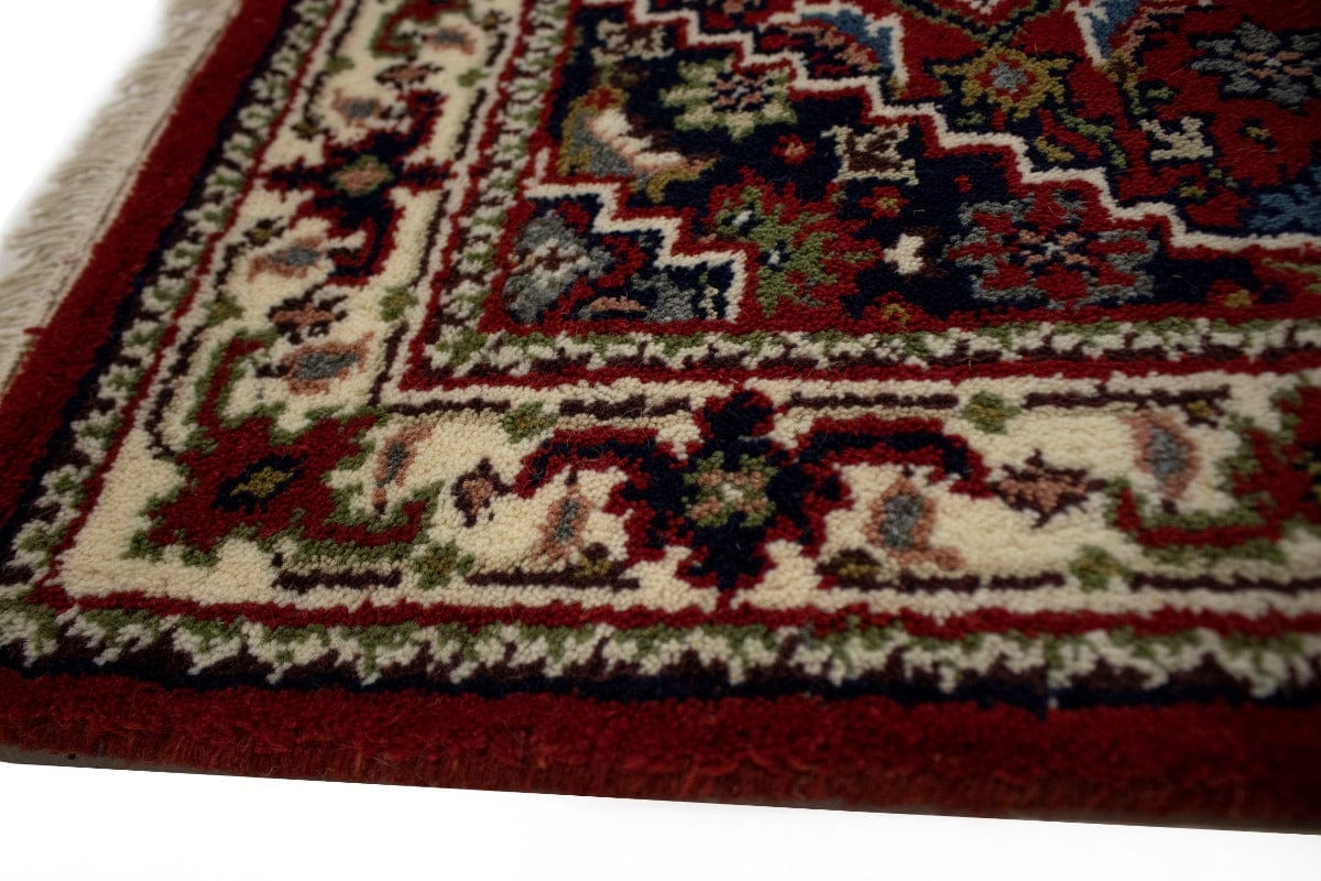 Red Floral Tribal 2'6X4'8 Indo-Bidjar Oriental Rug