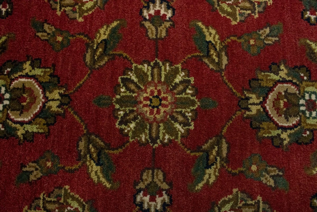 Red Floral 2X3 Indo-Kashan Oriental Rug