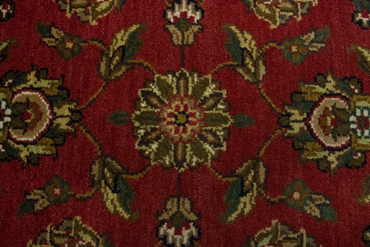 Red Floral 2X3 Indo-Kashan Oriental Rug