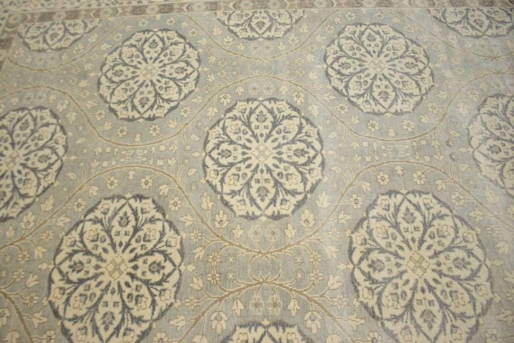 Gray Floral 8X11 Oushak Chobi Oriental Rug