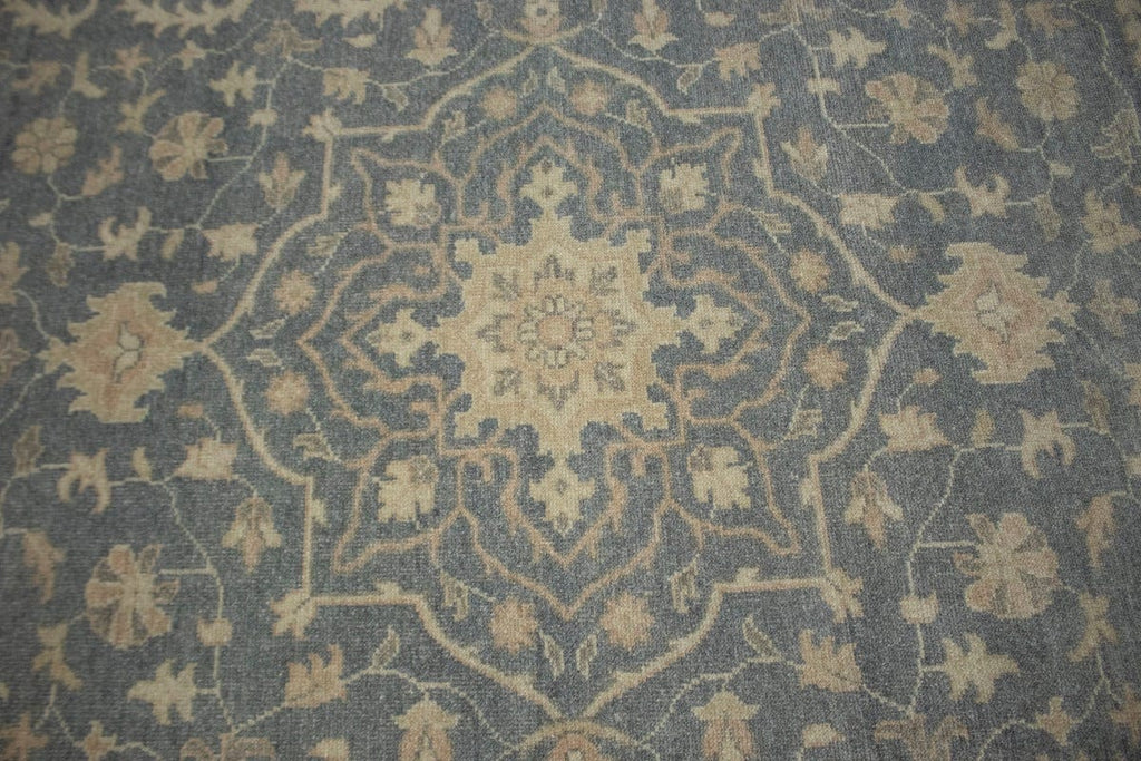 Slate Floral Transitional 9X12 Oriental Rug