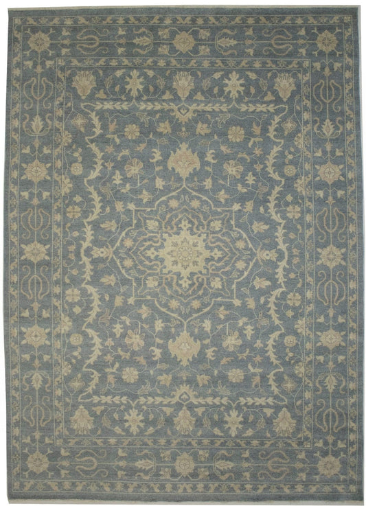 Slate Floral Transitional 12X15 Oriental Rug