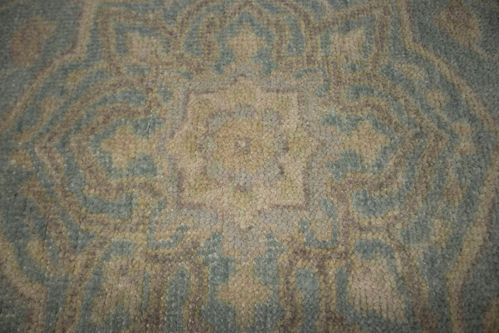 Teal Floral Transitional 5X8 Oriental Rug