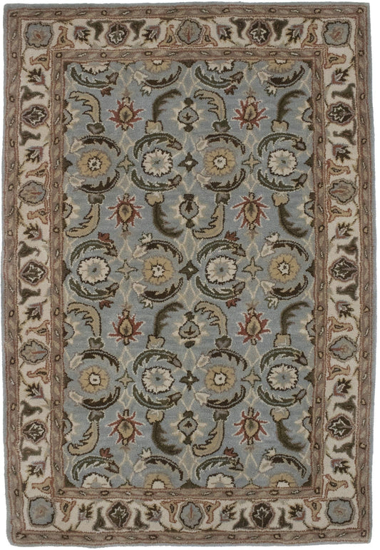 Traditional Grey 4X6 Agra Oriental Rug
