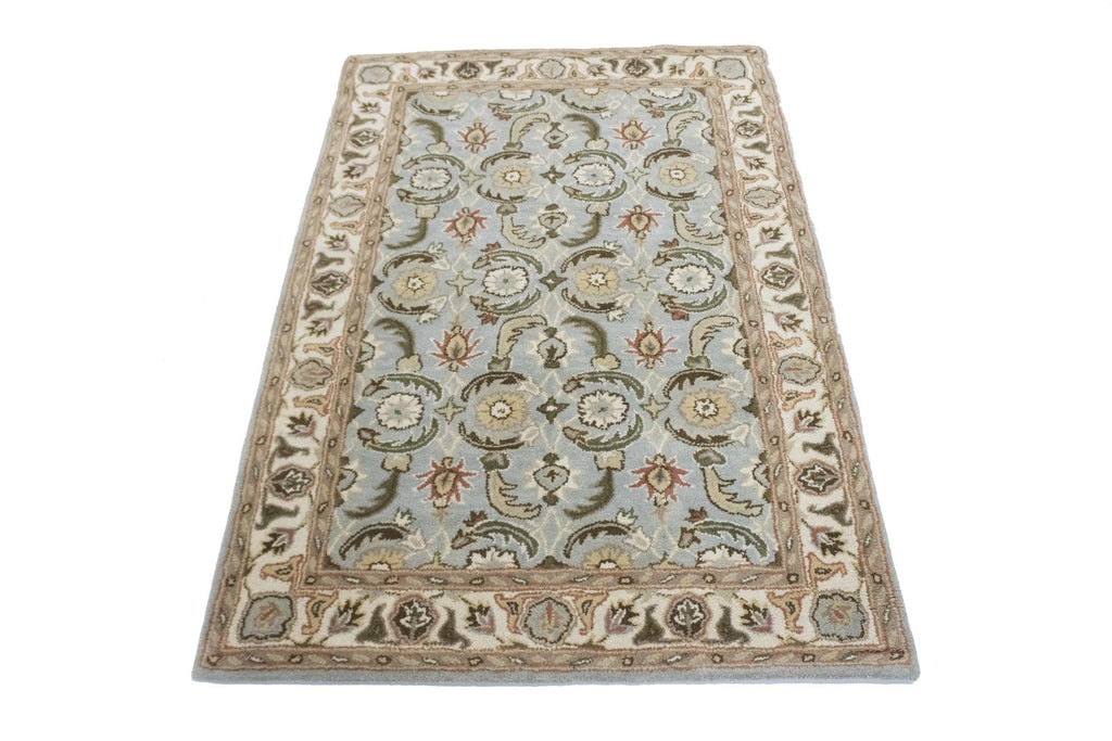 Traditional Grey 4X6 Agra Oriental Rug