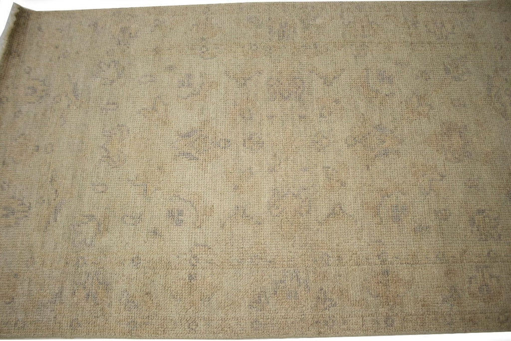 Cream Floral 3X5 Oushak Chobi Oriental Rug