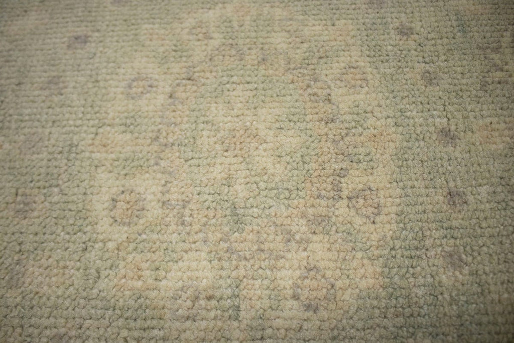 Green Floral Transitional 5X8 Oriental Rug