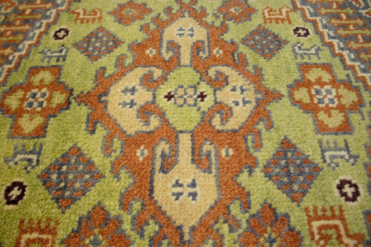 Orange Tribal 6X9 Indo-Viss Oriental Rug