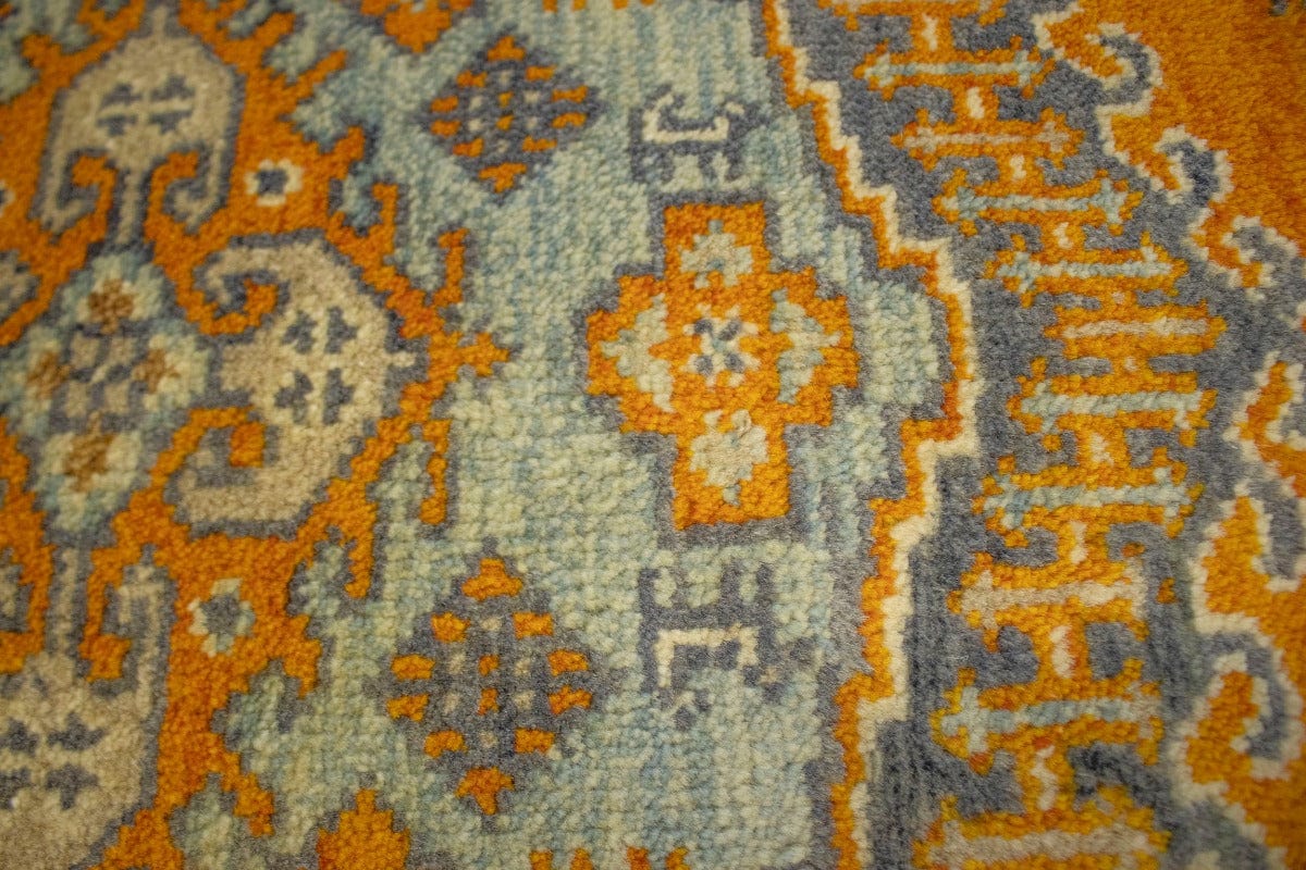 Orange Tribal 5X8 Indo-Viss Oriental Rug