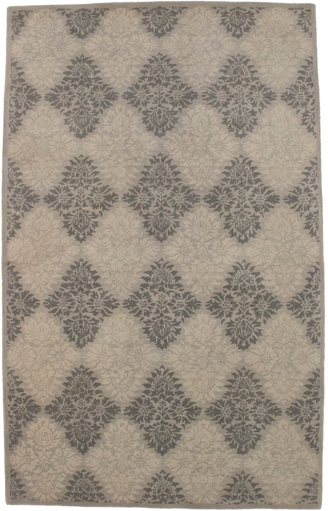 Art Deco Beige 5X8 Modern Oriental Rug