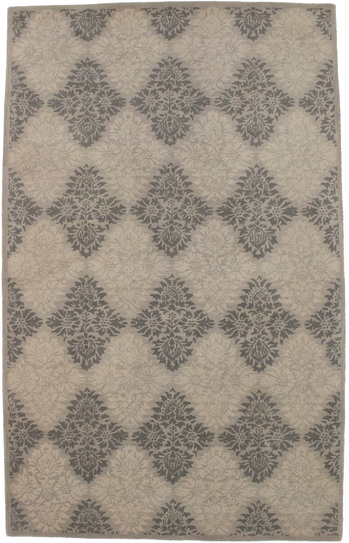 Art Deco Beige 5X8 Modern Oriental Rug