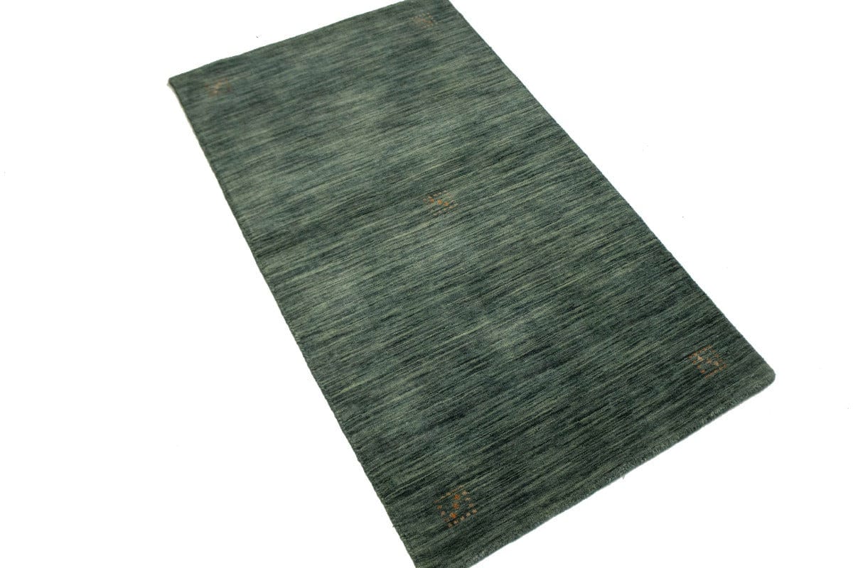 Solid Hunter Green 3X5 Oriental Modern Rug