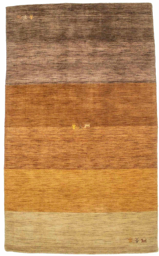 Multicolored Stripes 5X8 Oriental Modern Rug