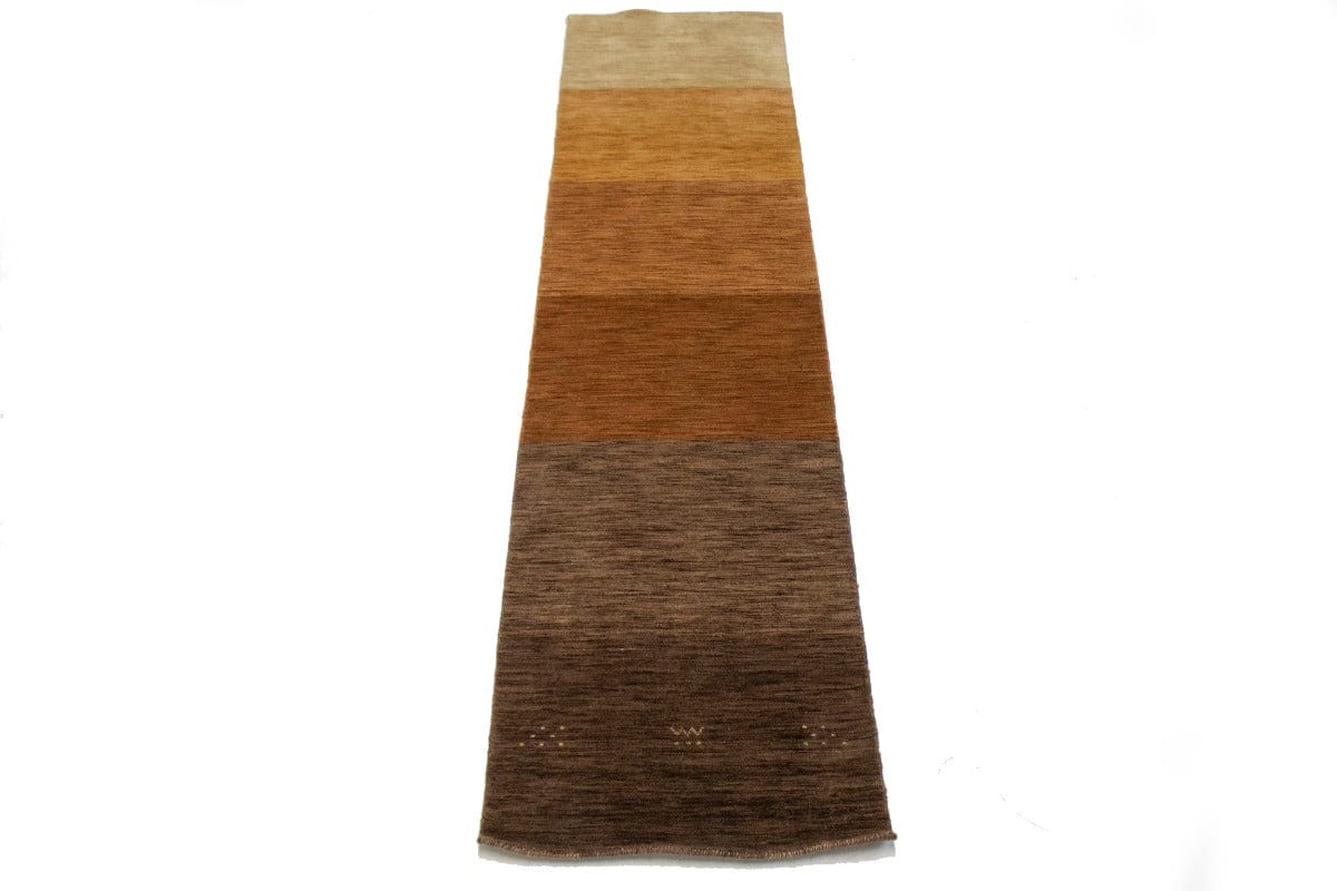 Multicolored Stripes 3X10 Oriental Modern Runner Rug