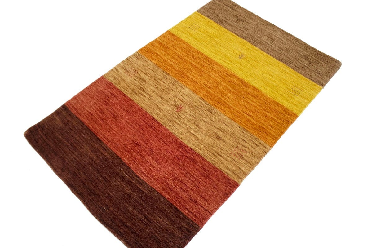 Multicolored Stripes 3X5 Oriental Modern Rug