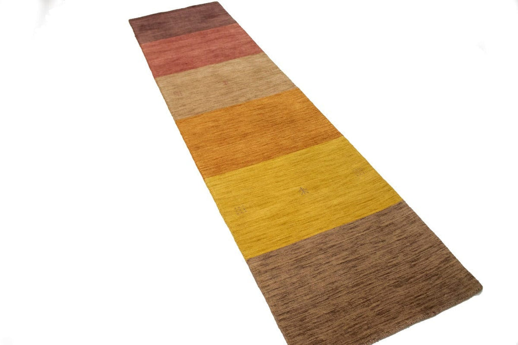 Multicolored Stripes 3X12 Oriental Modern Runner Rug