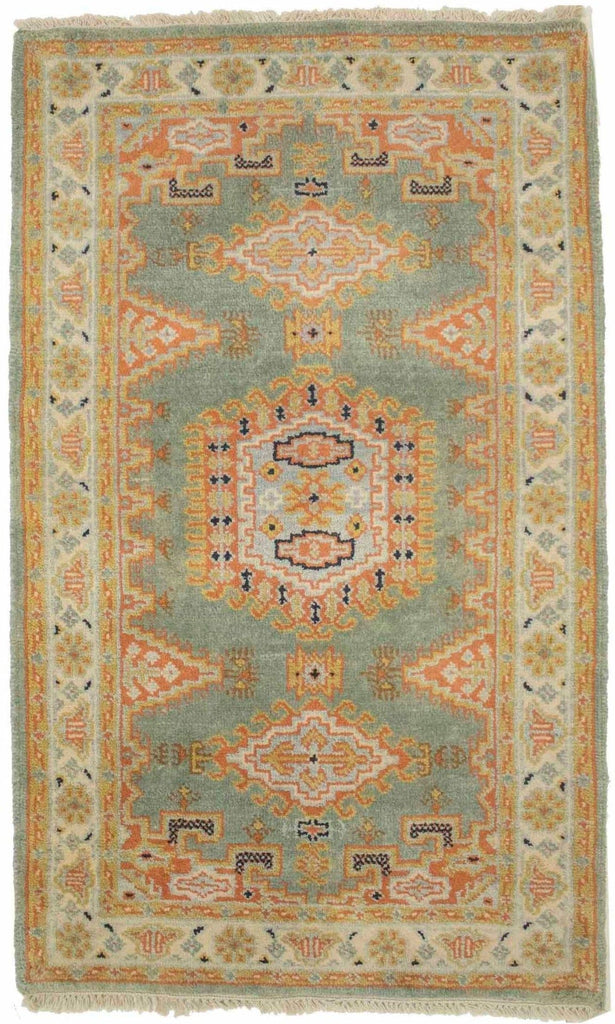 Gray Tribal 3X5 Indo-Viss Oriental Rug