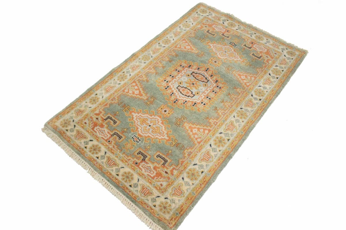 Gray Tribal 3X5 Indo-Viss Oriental Rug