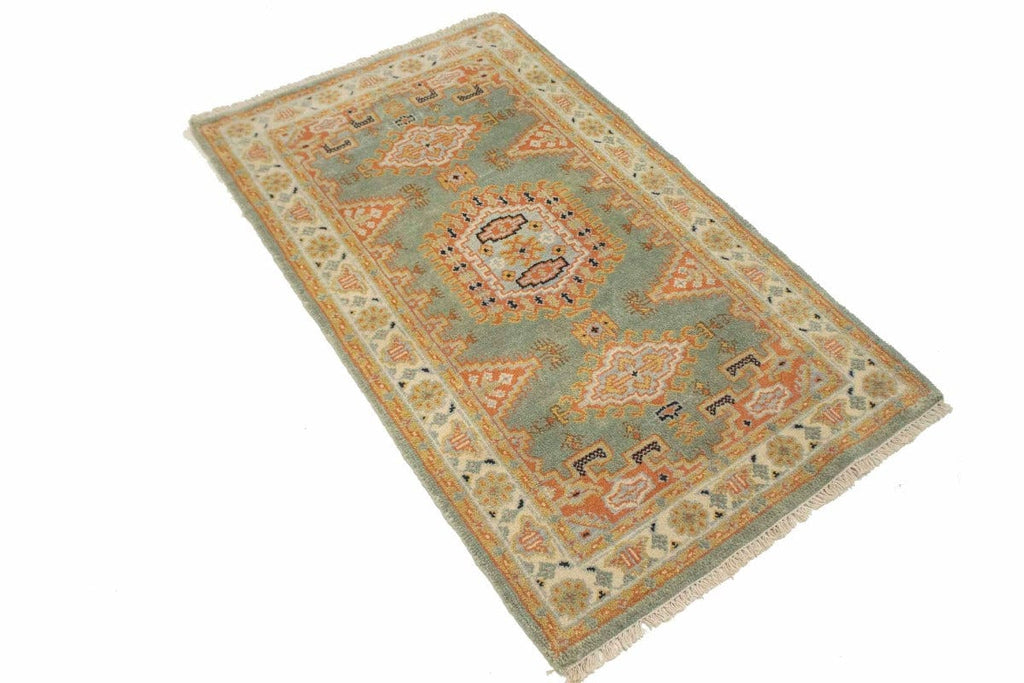 Gray Tribal 3X5 Indo-Viss Oriental Rug