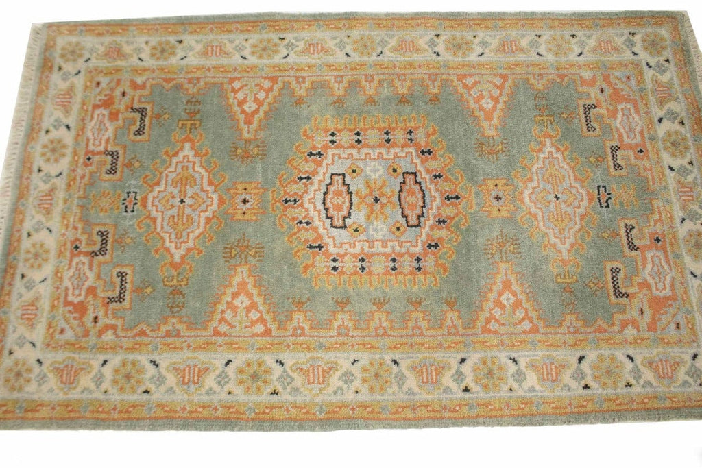 Gray Tribal 3X5 Indo-Viss Oriental Rug