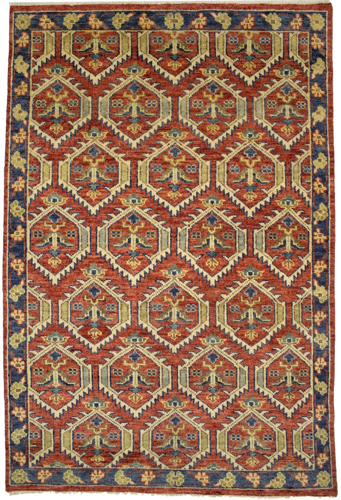 Rust Allover Tribal 6X9 Modern Oriental Rug