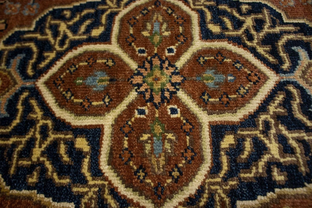 Rust Floral Sarouk 3X5 Goravan Heriz Oriental Rug