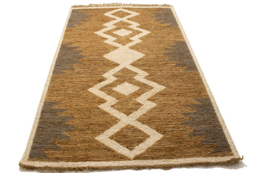 Braided Style Jute Sumak 5X8 Modern Runner Rug