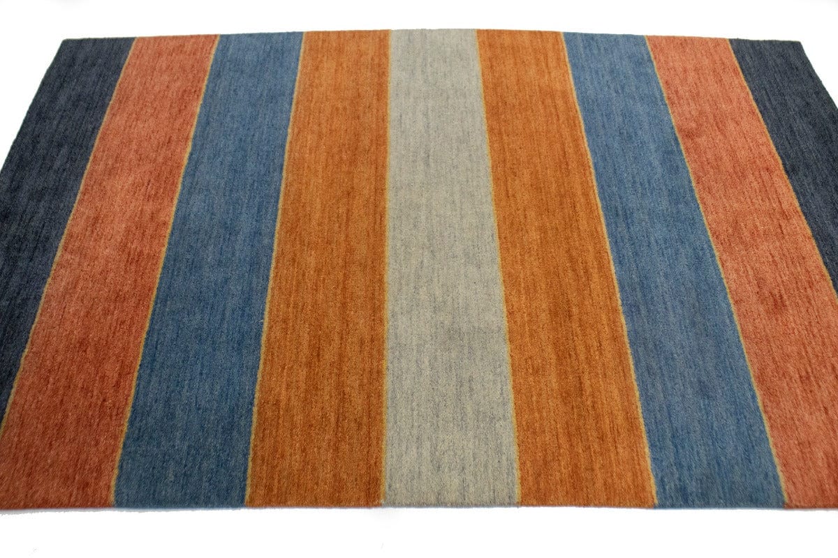 Multicolored Stripes Tribal 5X8 Lori Gabbeh Oriental Rug