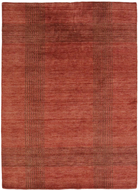Rusty Red Stripes Tribal 6X8 Lori Gabbeh Oriental Rug
